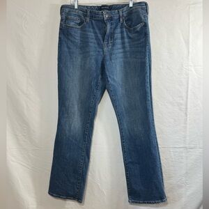 Aeropostale Women's Mid Rise Blue Boot Cut Jeans